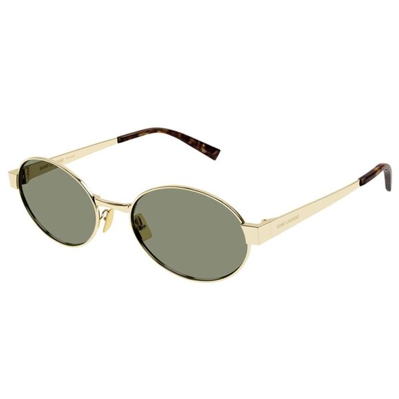 NWT SAINT LAURENT WOMEN GOLD SUNGLASSES